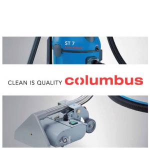 Cataloghi COLUMBUS. Ampia gamma di macchine per la pulizia professionale: monospazzole, lavasciuga, aspiratori, spazzatrici...